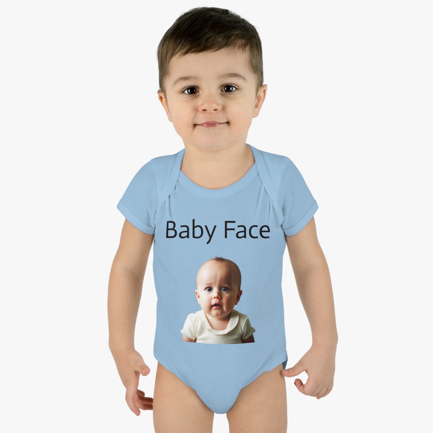 baby face Infant Baby Rib Bodysuit