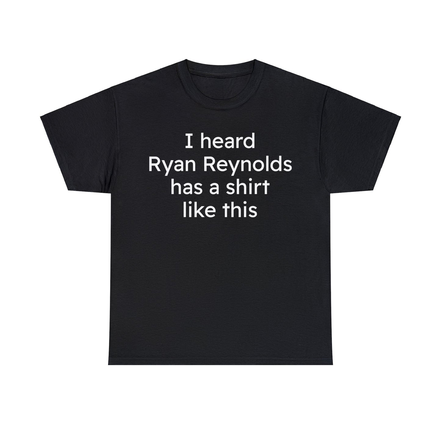 Ryan Reynolds Unisex Heavy Cotton Tee