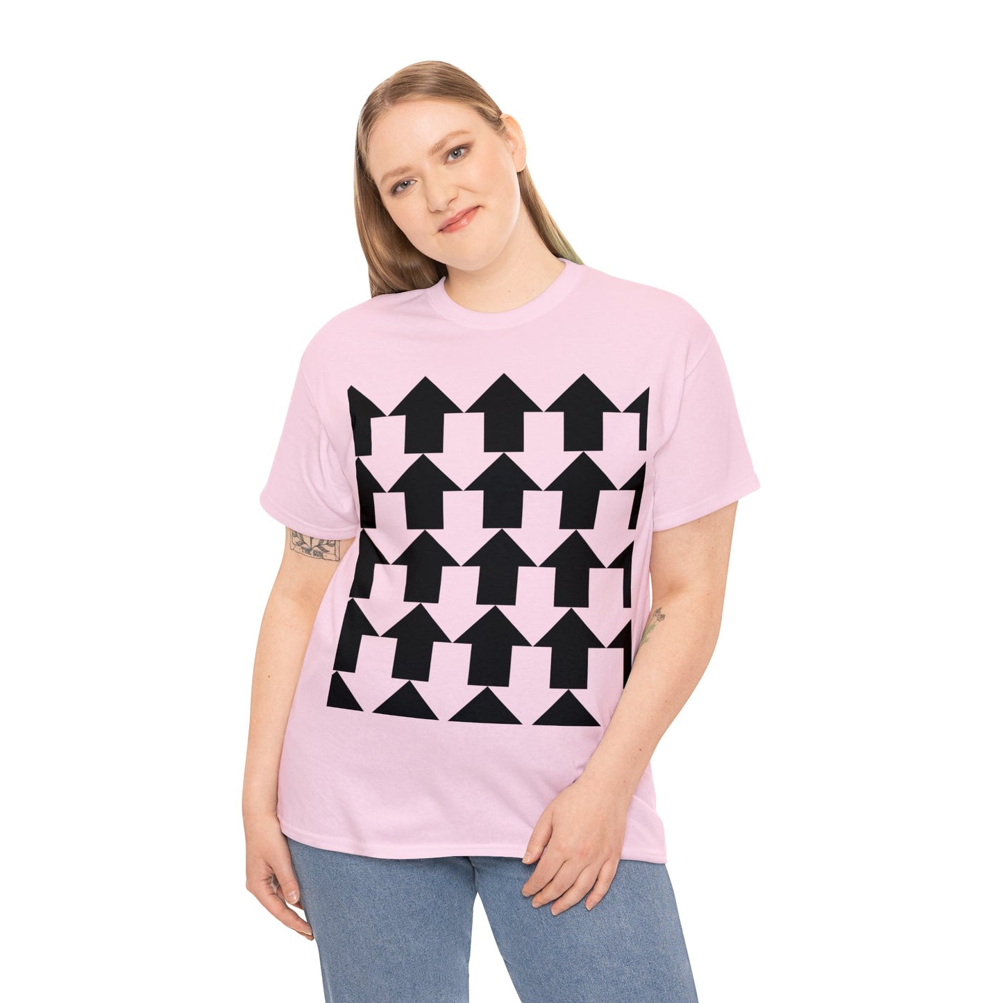Arrow Pattern Unisex Heavy Cotton Tee