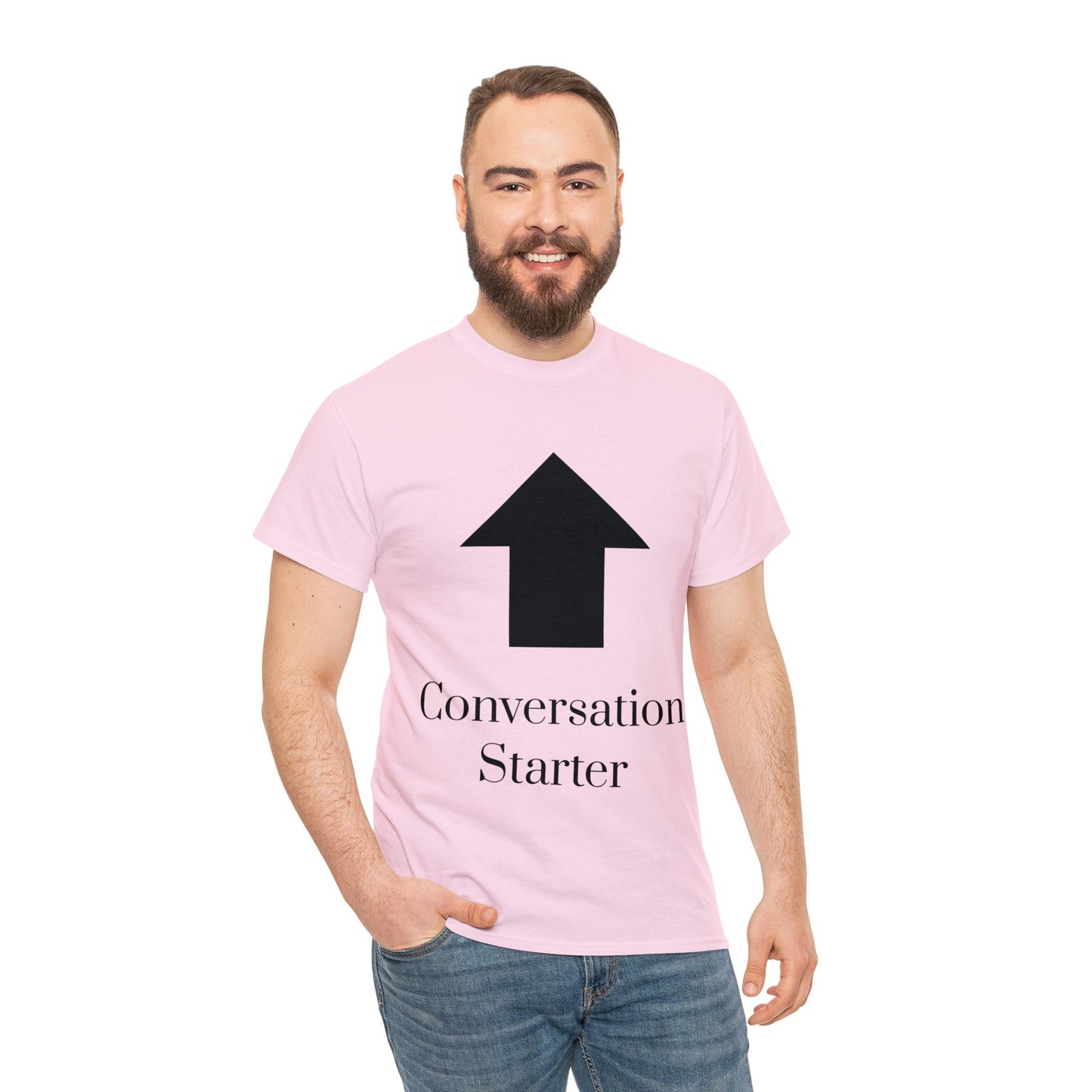 Conversation Starter Unisex Heavy Cotton Tee