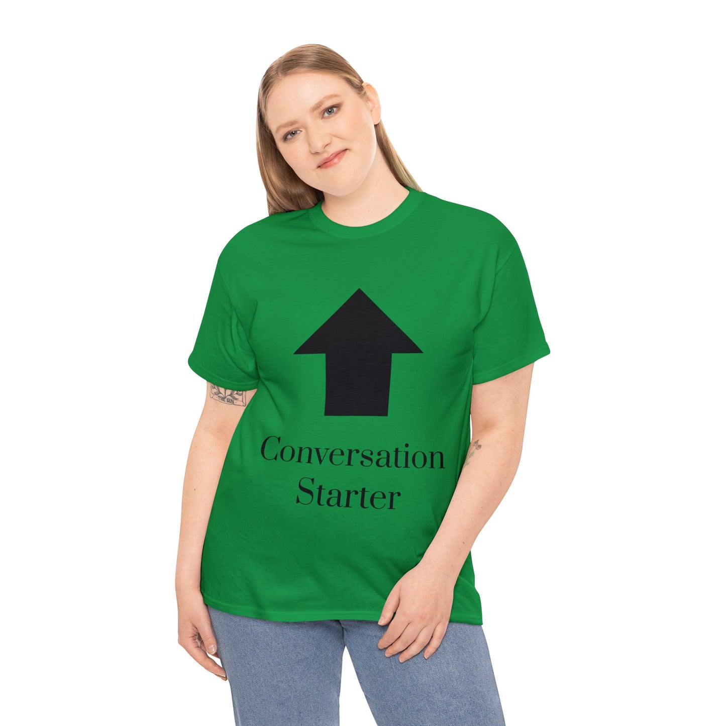 Conversation Starter Unisex Heavy Cotton Tee