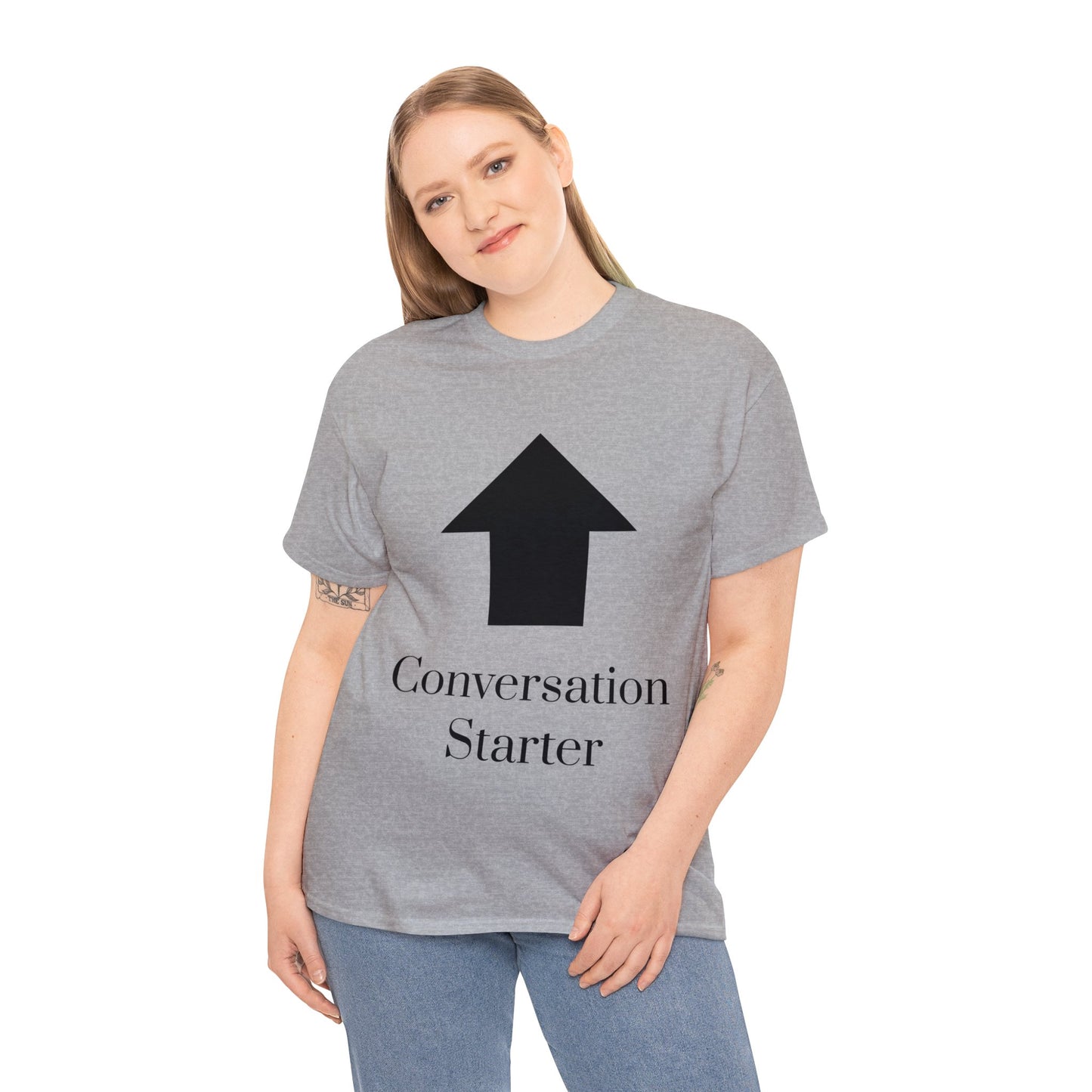 Conversation Starter Unisex Heavy Cotton Tee