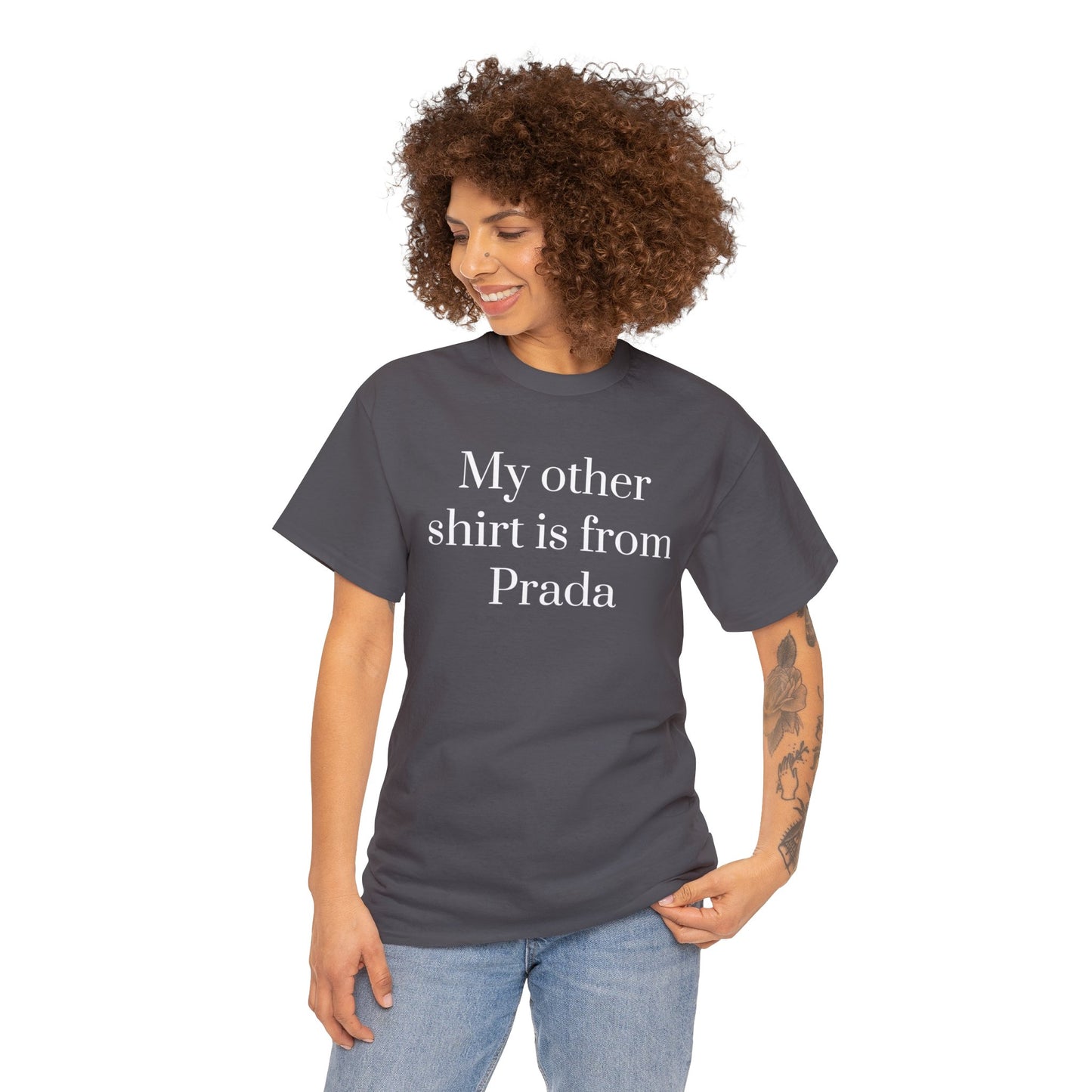 Prada Unisex Heavy Cotton Tee