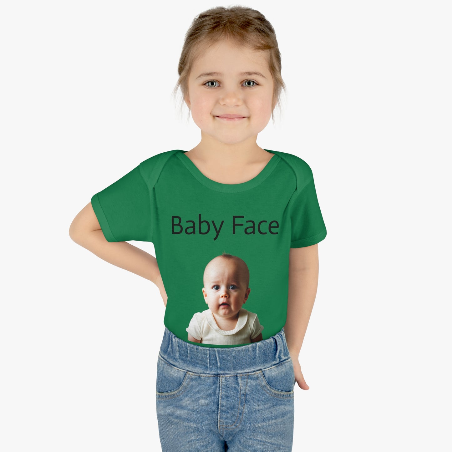 baby face Infant Baby Rib Bodysuit