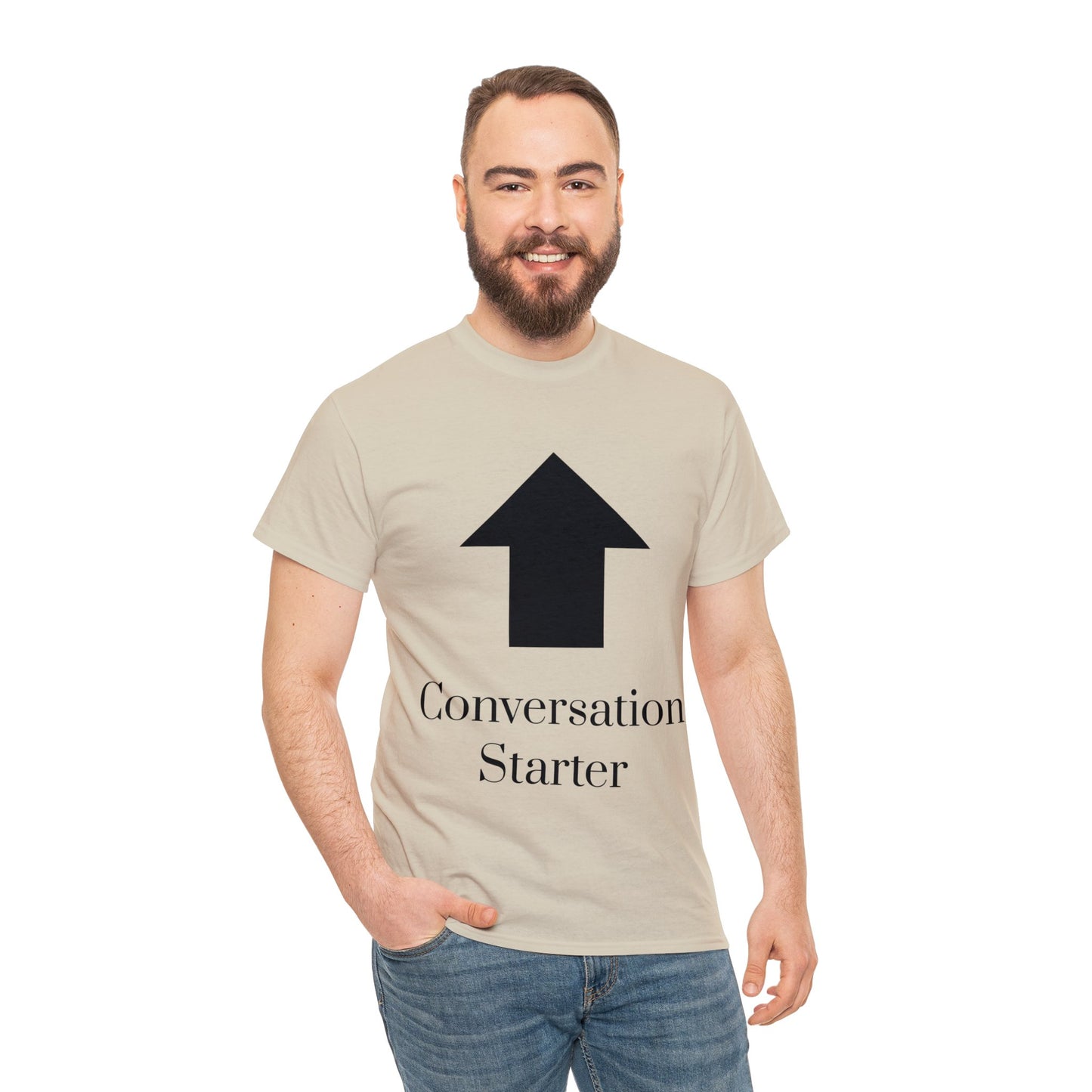 Conversation Starter Unisex Heavy Cotton Tee