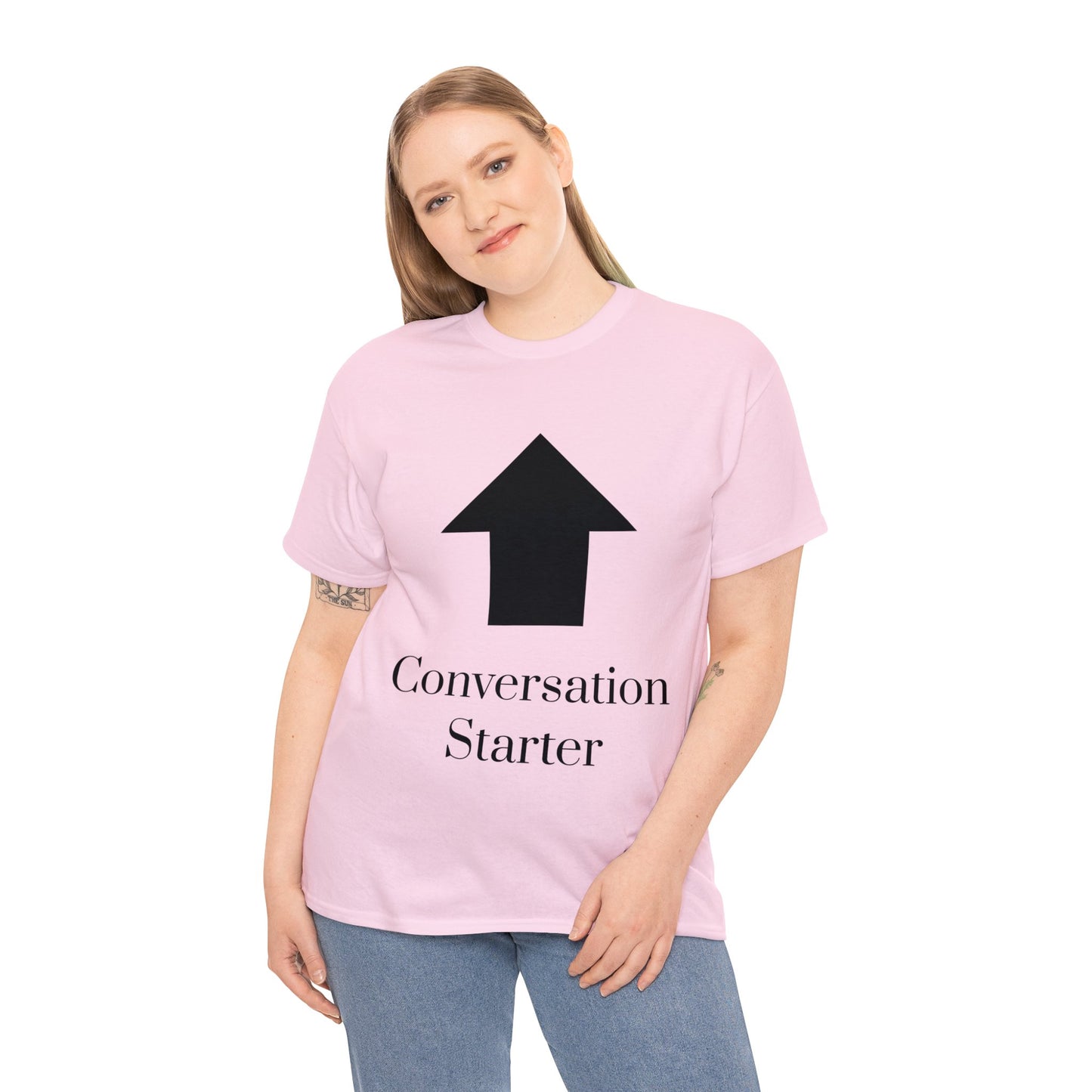 Conversation Starter Unisex Heavy Cotton Tee