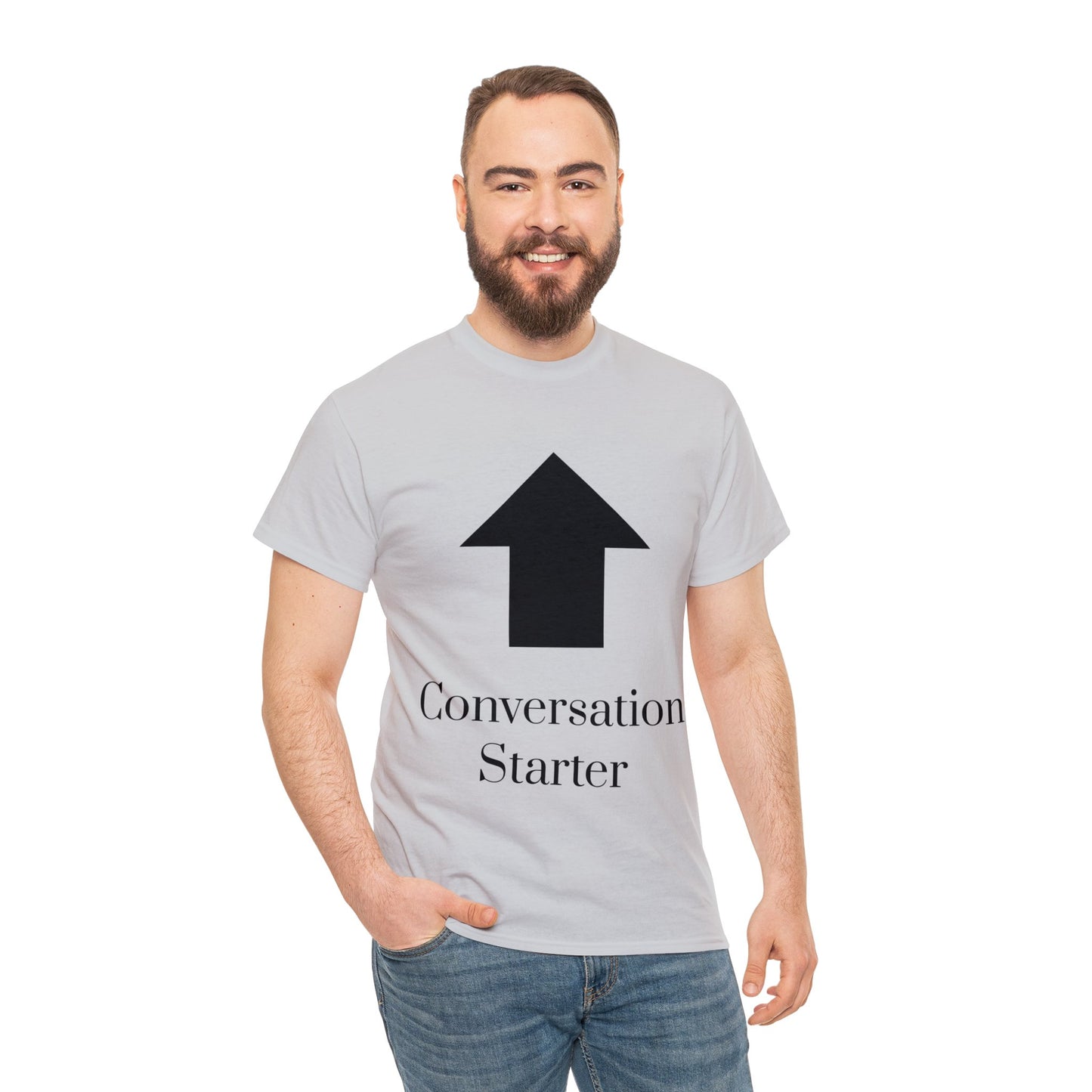 Conversation Starter Unisex Heavy Cotton Tee