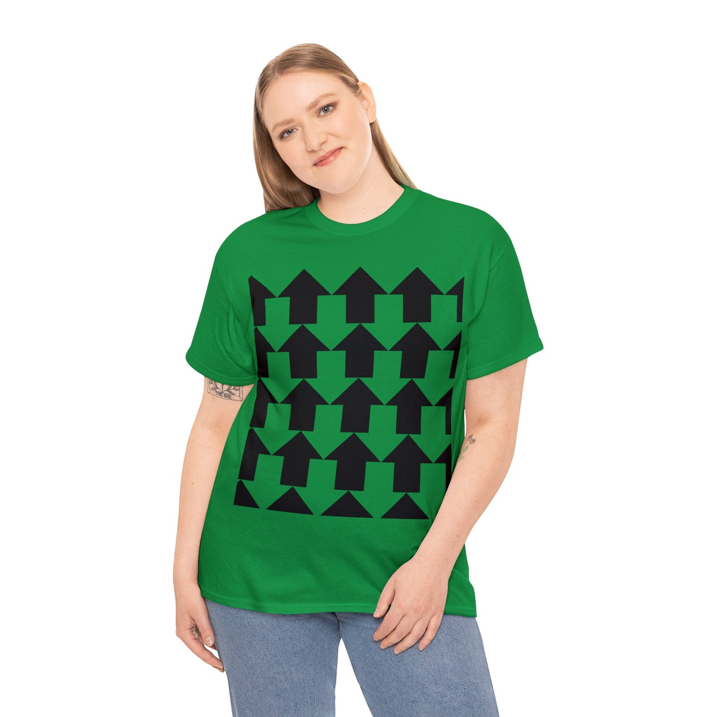 Arrow Pattern Unisex Heavy Cotton Tee