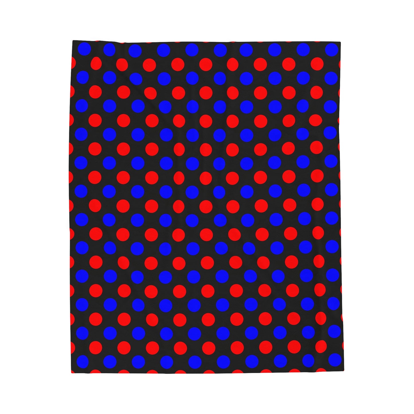 Polka Dot Velveteen Plush Blanket