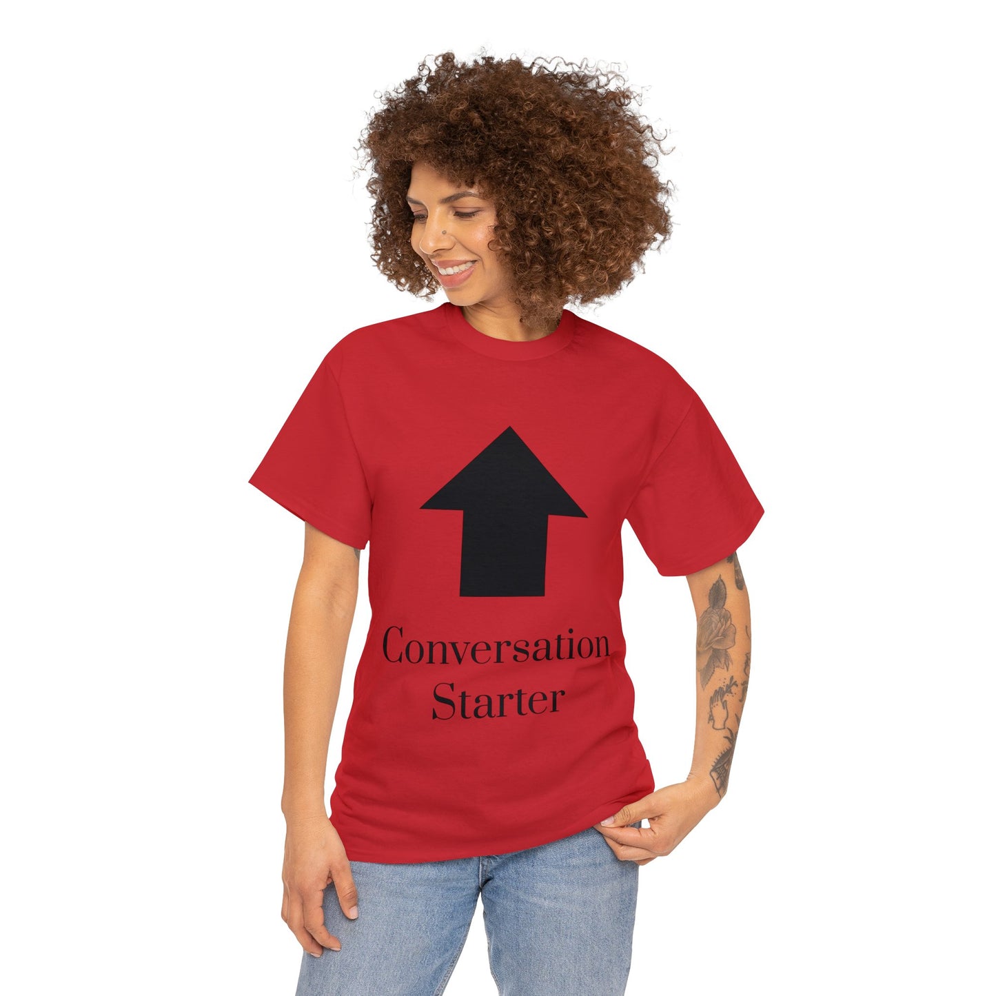 Conversation Starter Unisex Heavy Cotton Tee