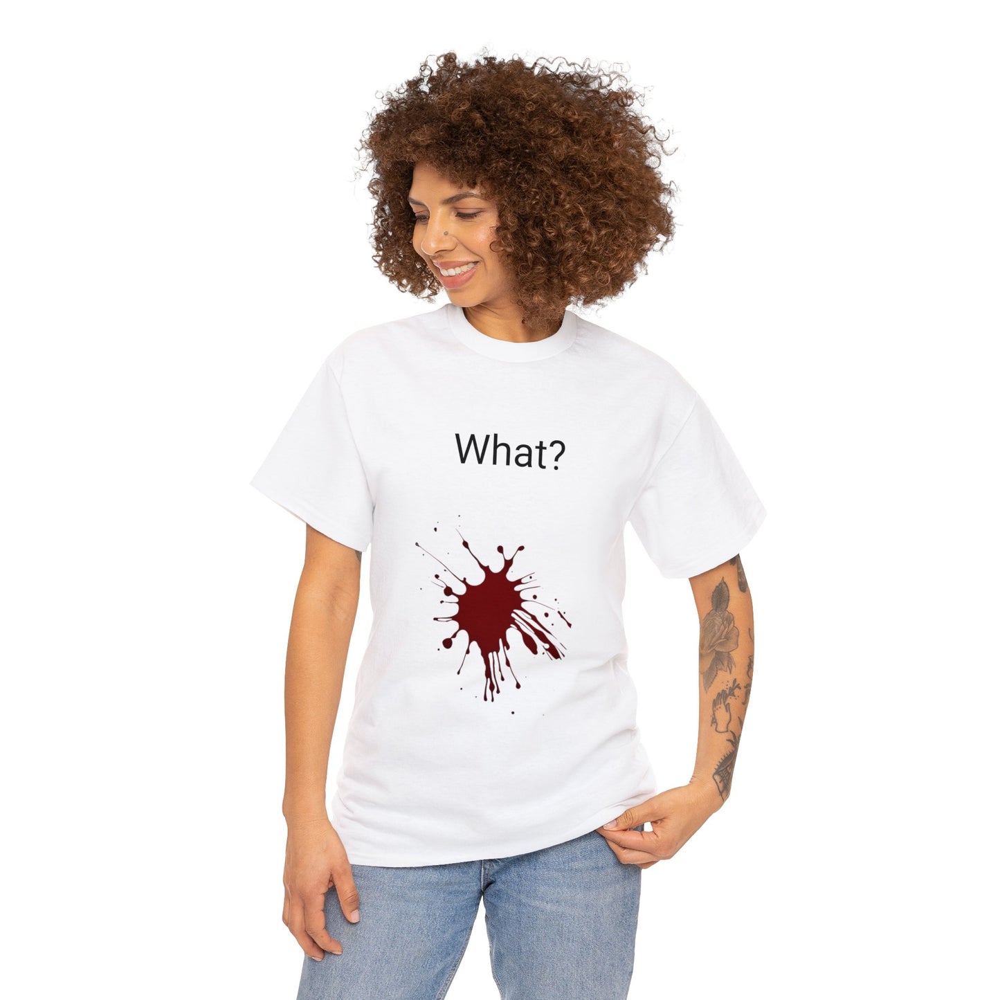 What? Unisex Heavy Cotton Tee