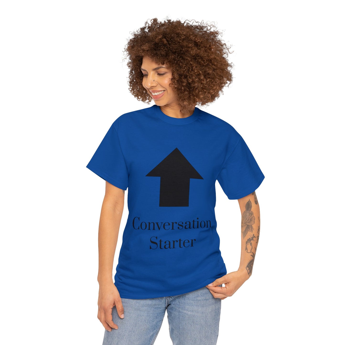 Conversation Starter Unisex Heavy Cotton Tee