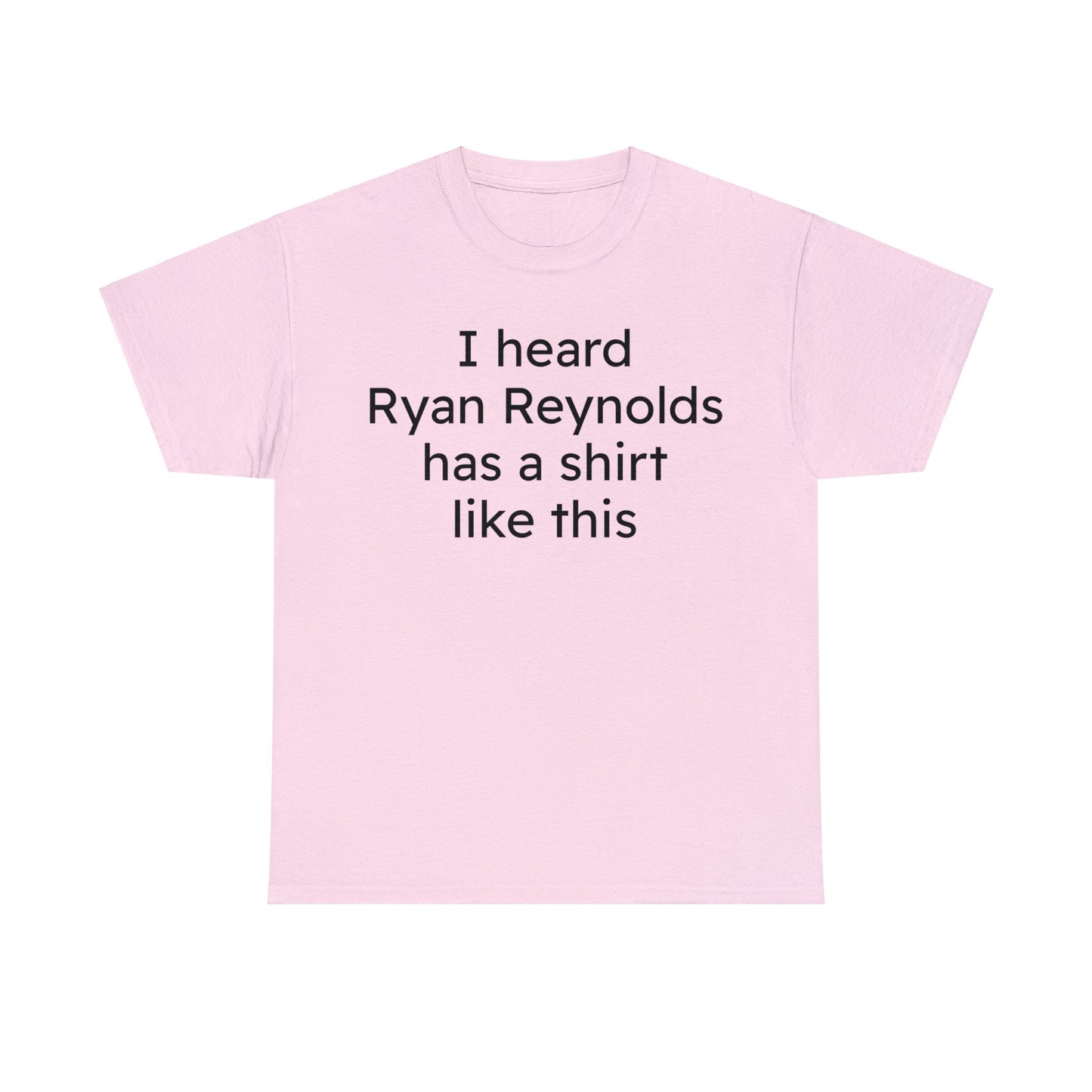 Ryan Reynolds Unisex Heavy Cotton Tee