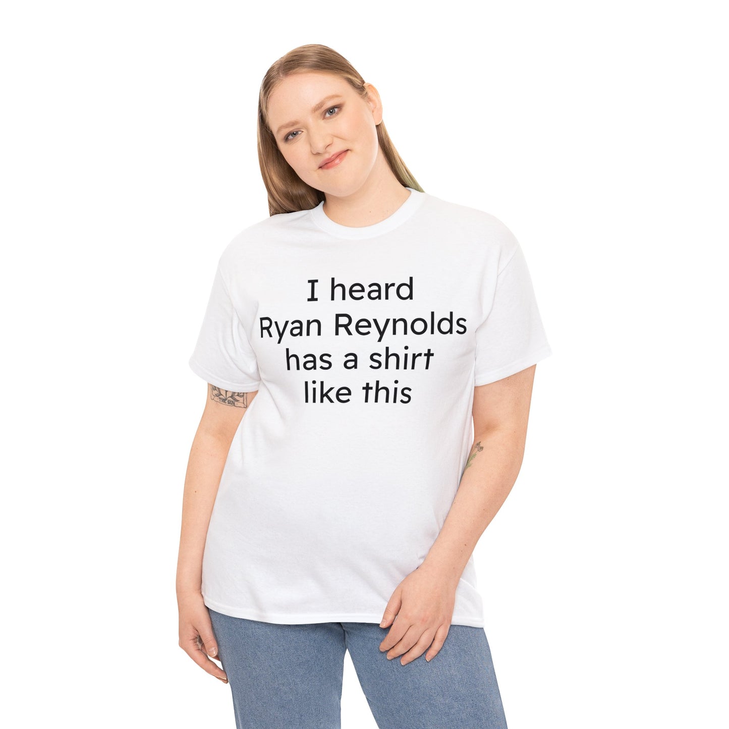 Ryan Reynolds Unisex Heavy Cotton Tee