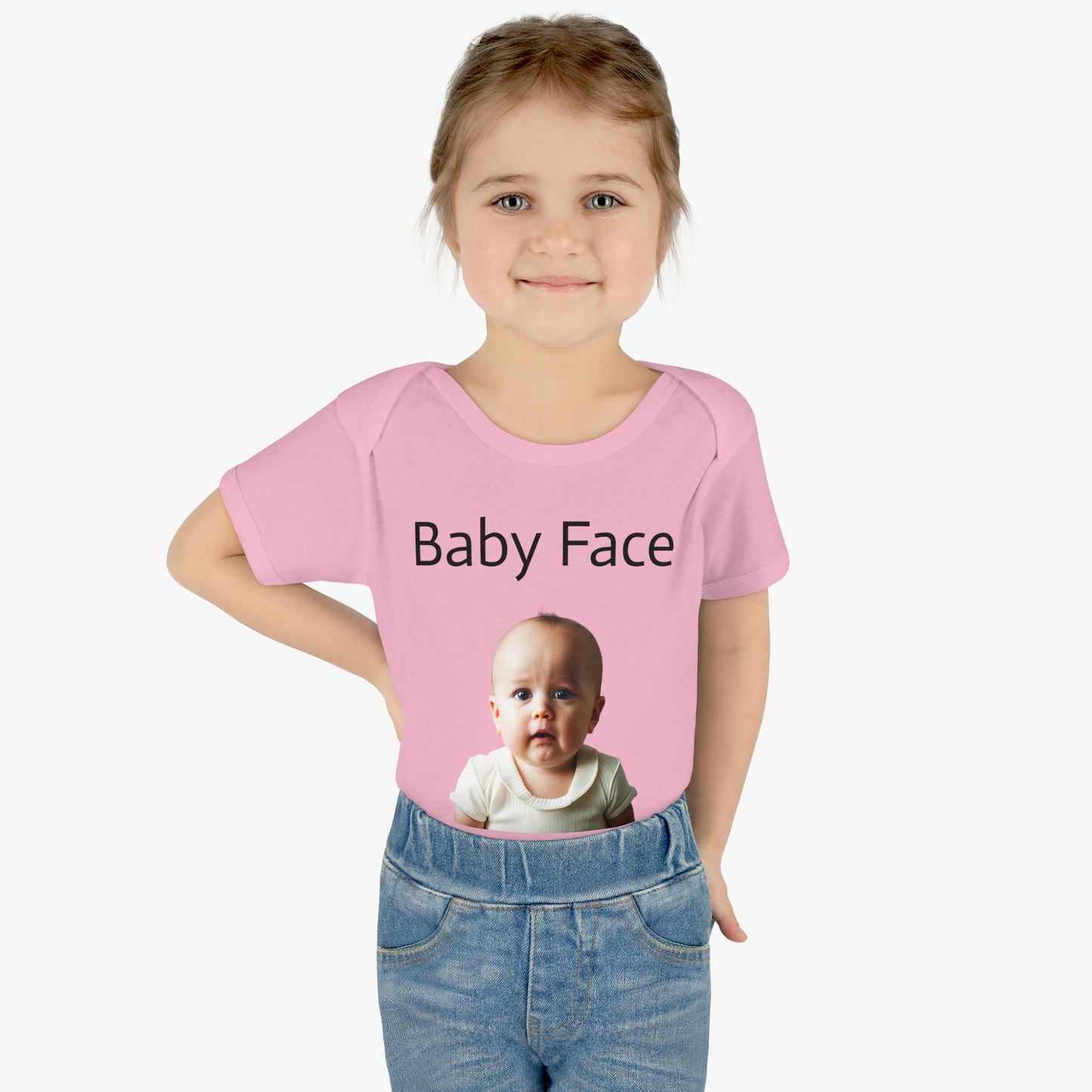 baby face Infant Baby Rib Bodysuit