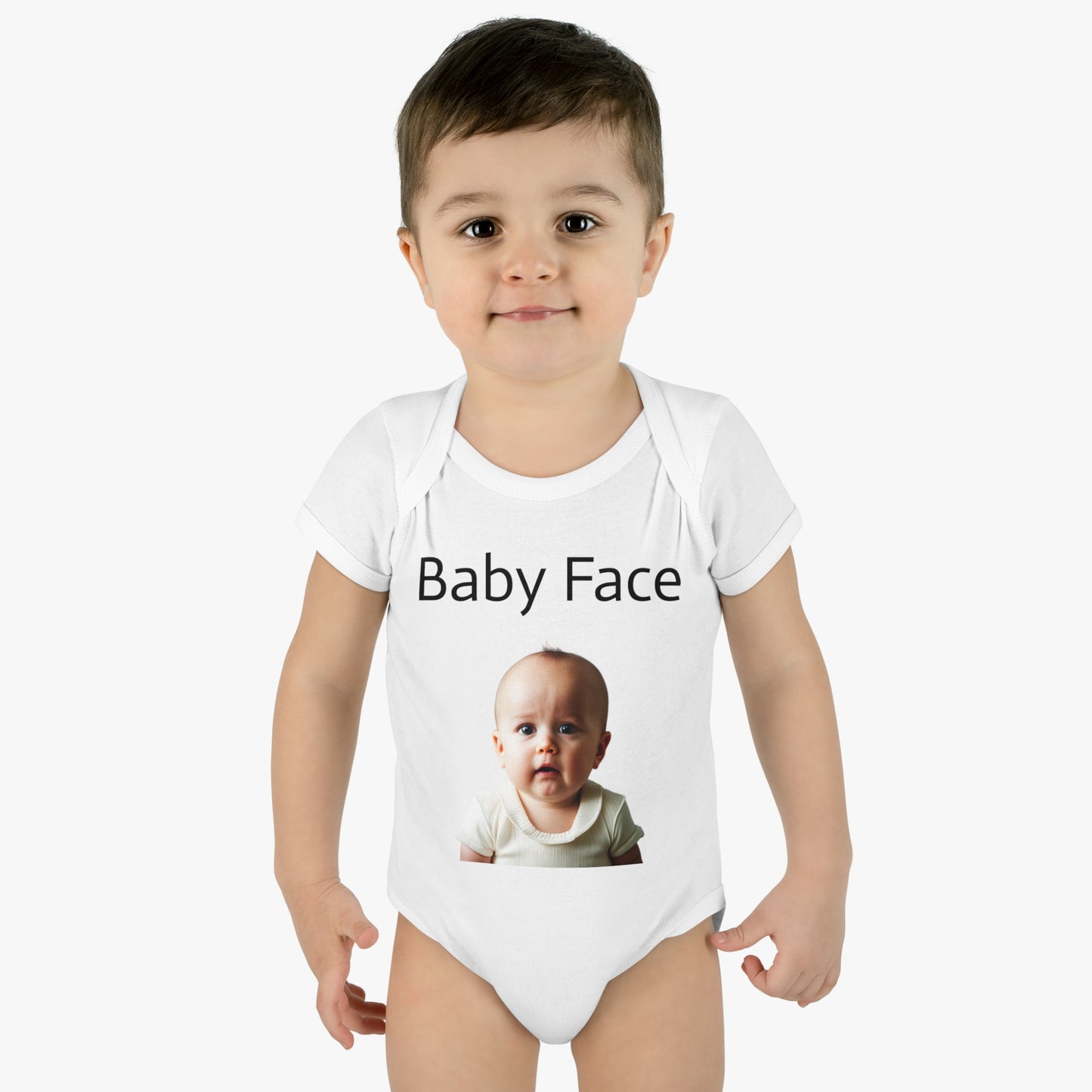 baby face Infant Baby Rib Bodysuit