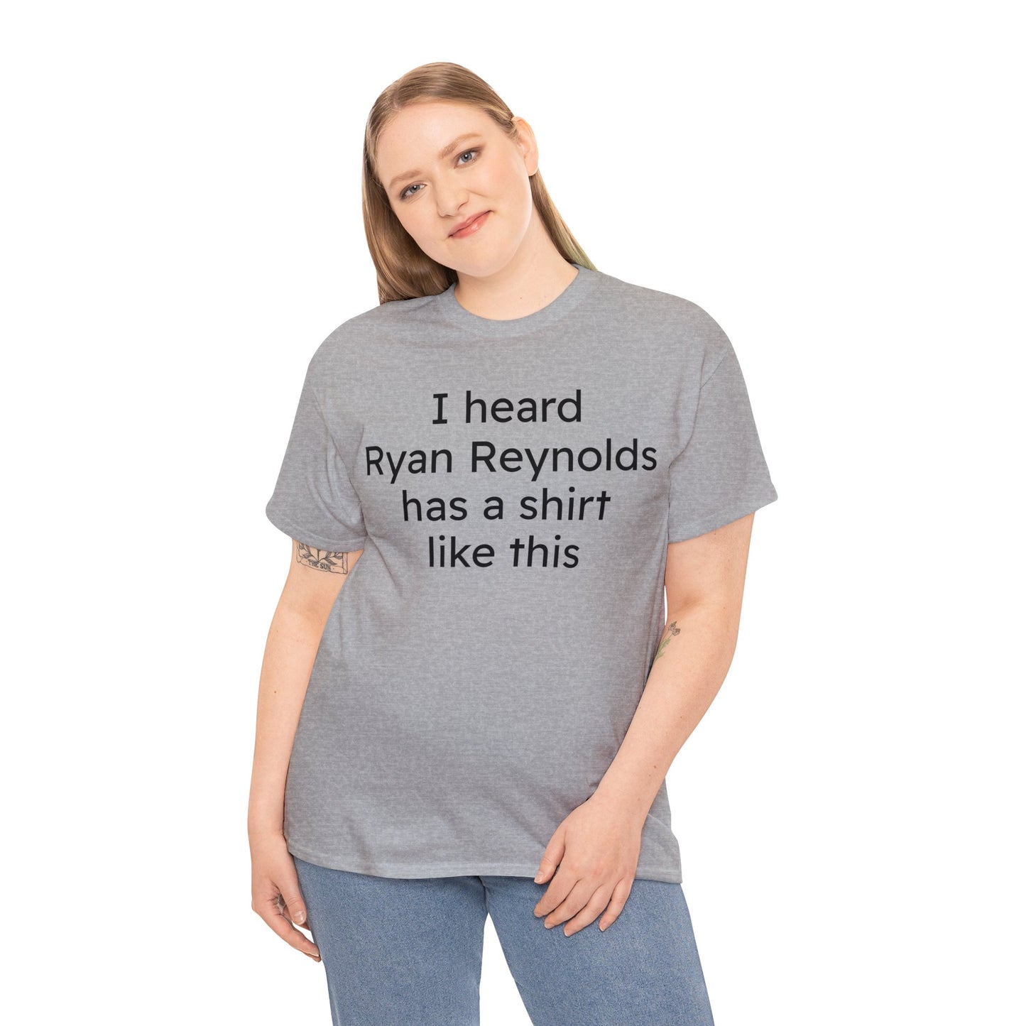 Ryan Reynolds Unisex Heavy Cotton Tee