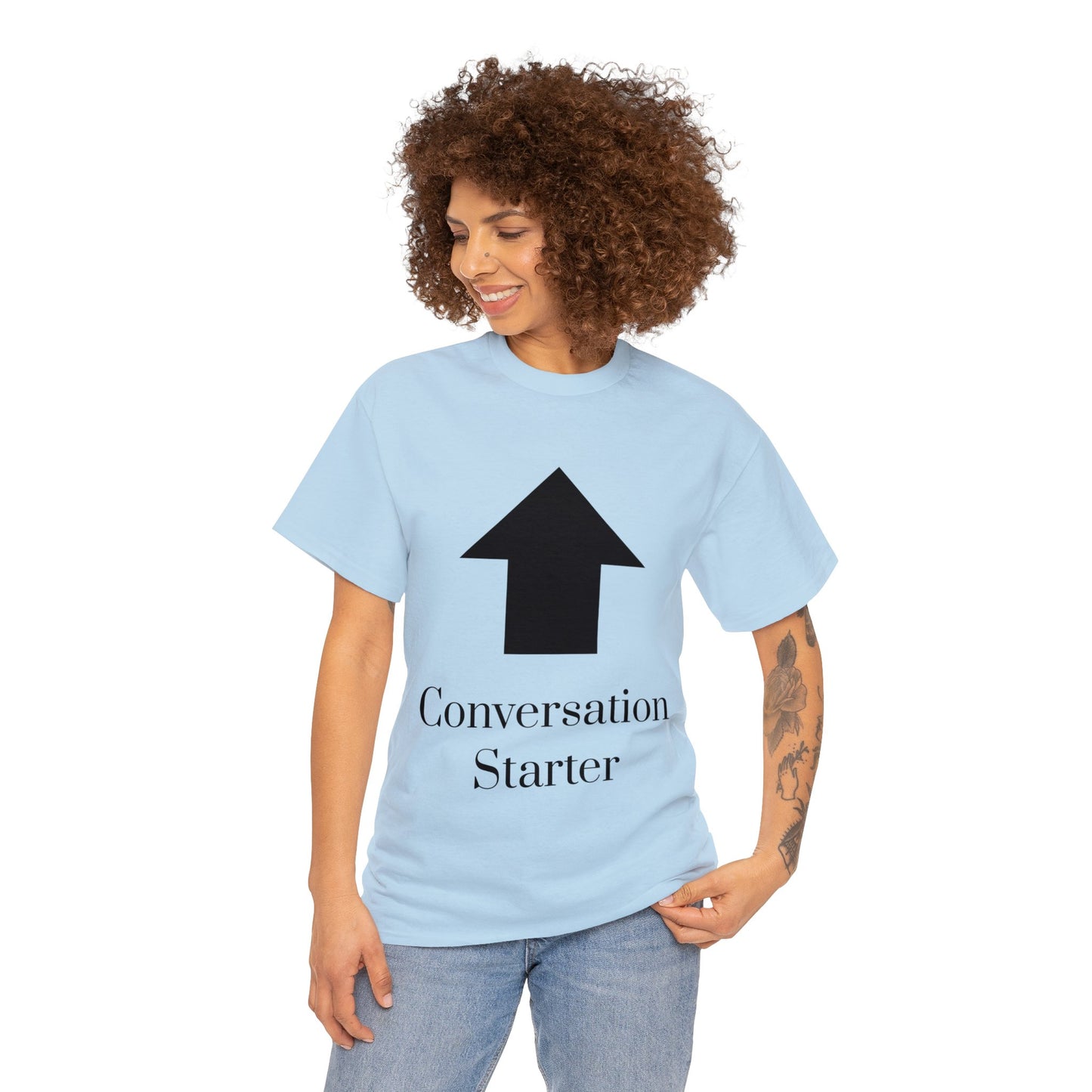 Conversation Starter Unisex Heavy Cotton Tee