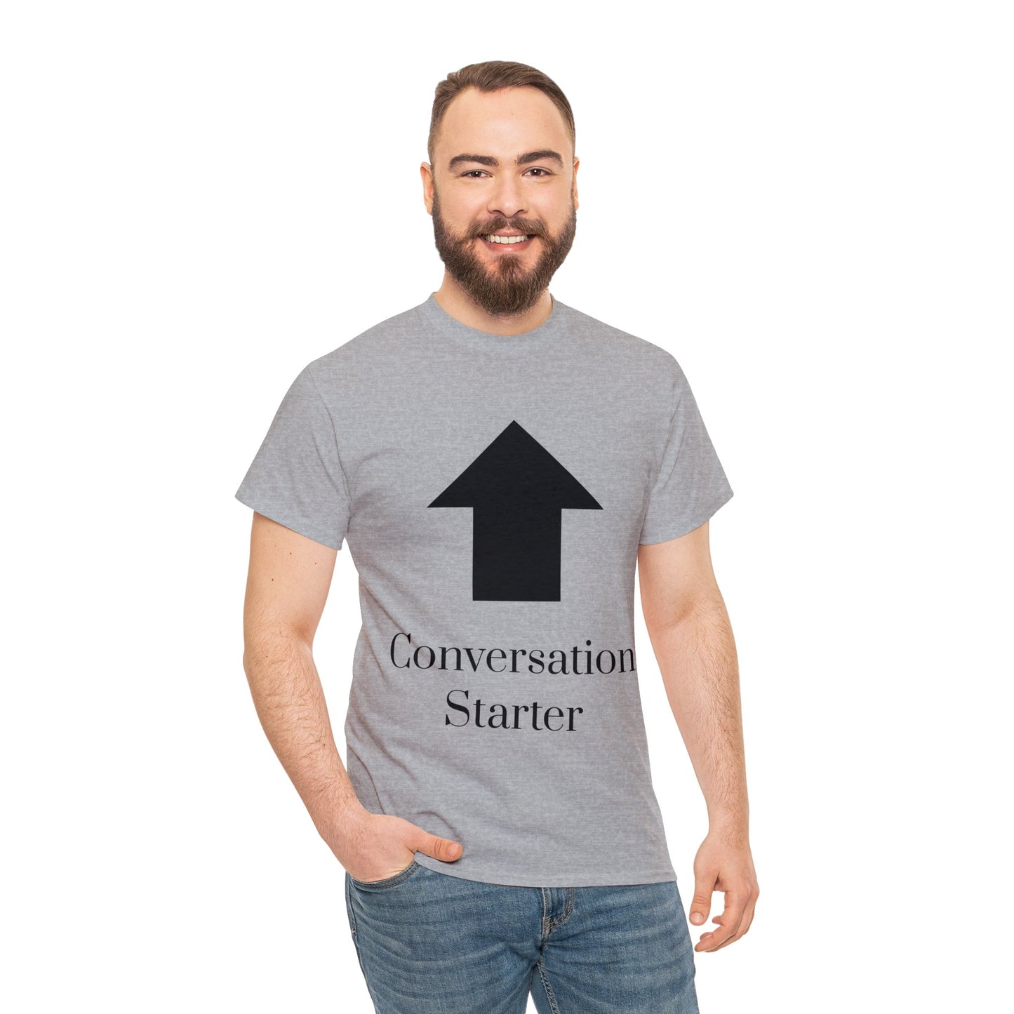 Conversation Starter Unisex Heavy Cotton Tee