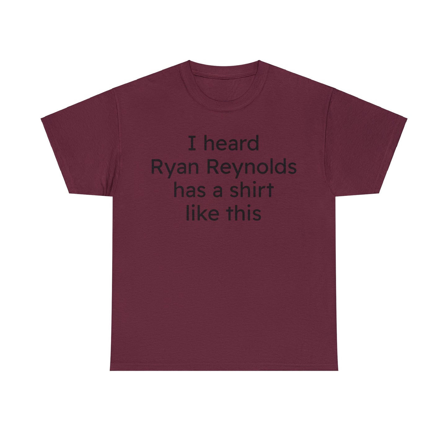 Ryan Reynolds Unisex Heavy Cotton Tee