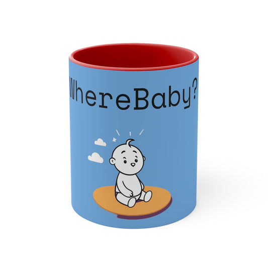 WhereBaby Accent Coffee Mug, 11oz