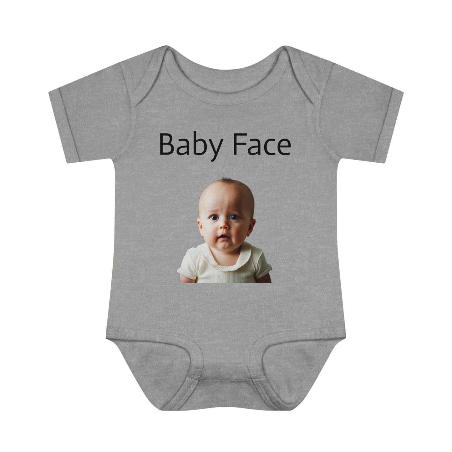 baby face Infant Baby Rib Bodysuit