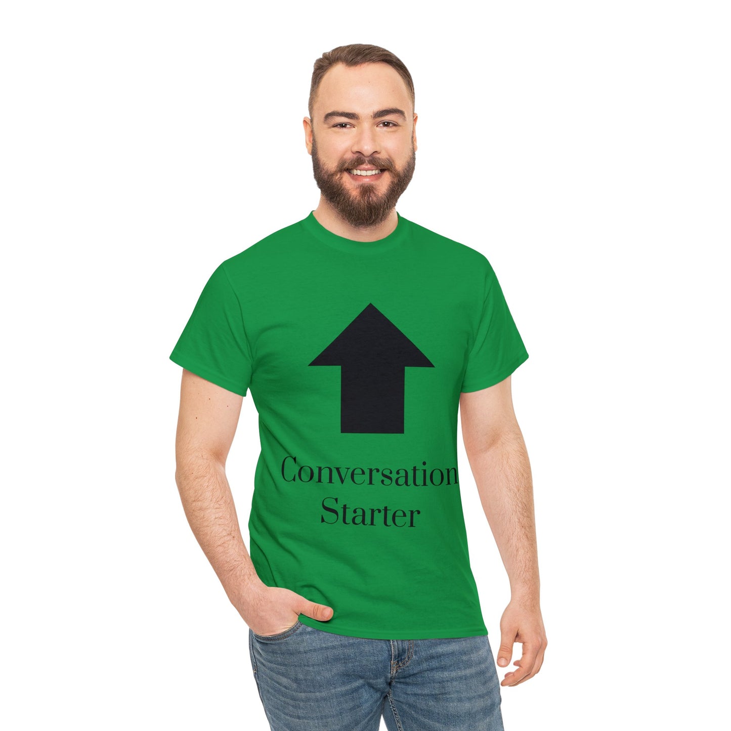 Conversation Starter Unisex Heavy Cotton Tee