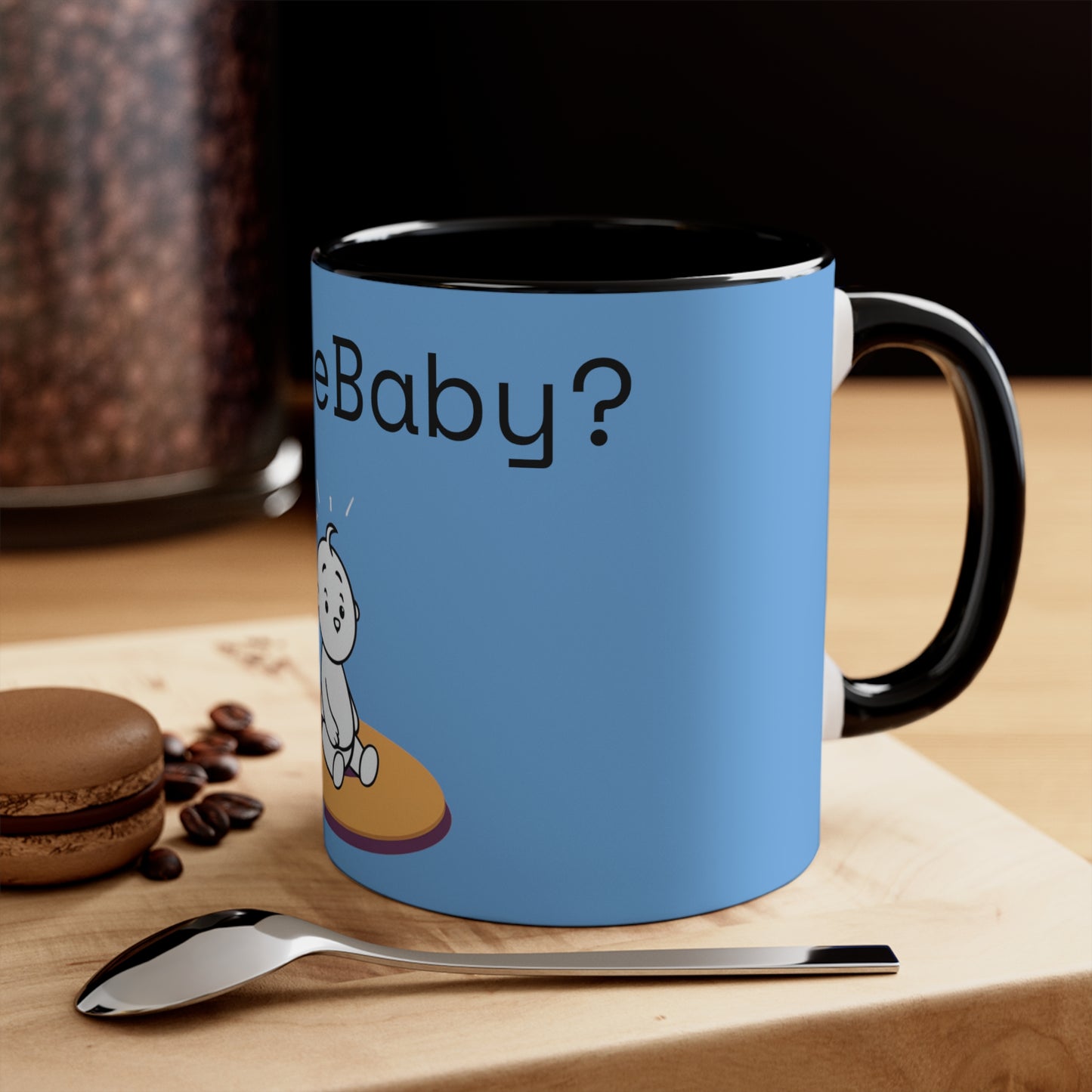 WhereBaby Accent Coffee Mug, 11oz