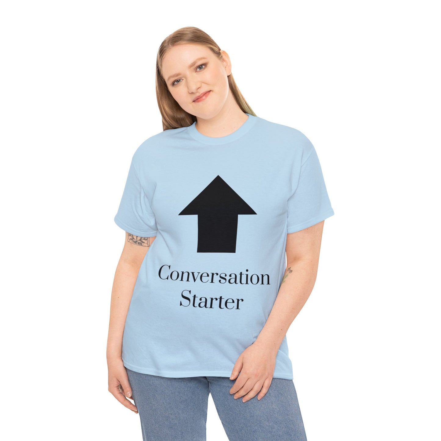 Conversation Starter Unisex Heavy Cotton Tee