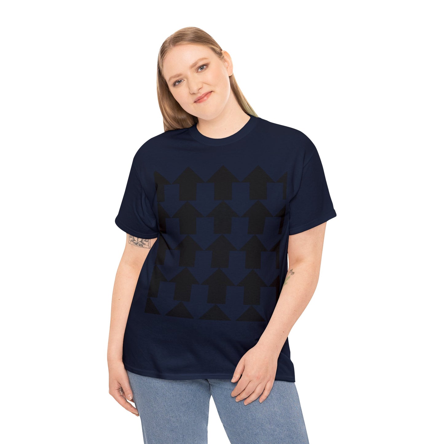 Arrow Pattern Unisex Heavy Cotton Tee