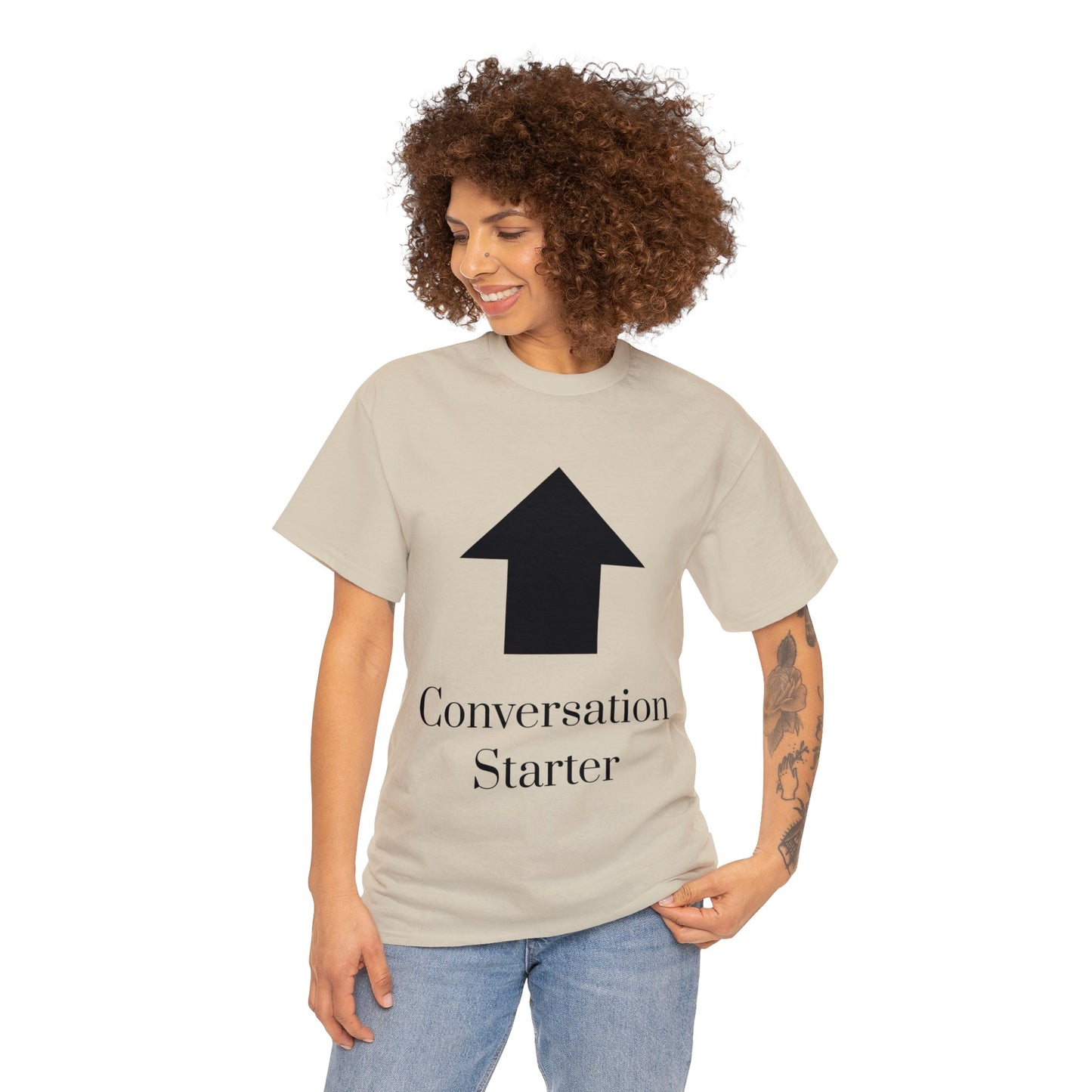 Conversation Starter Unisex Heavy Cotton Tee