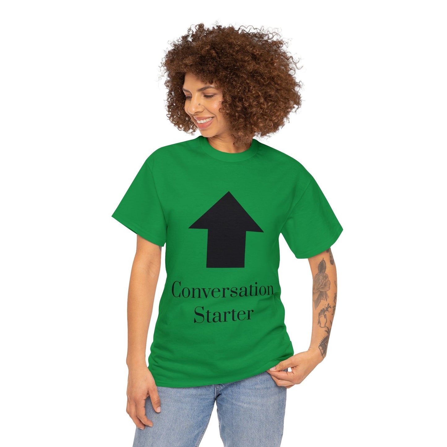 Conversation Starter Unisex Heavy Cotton Tee