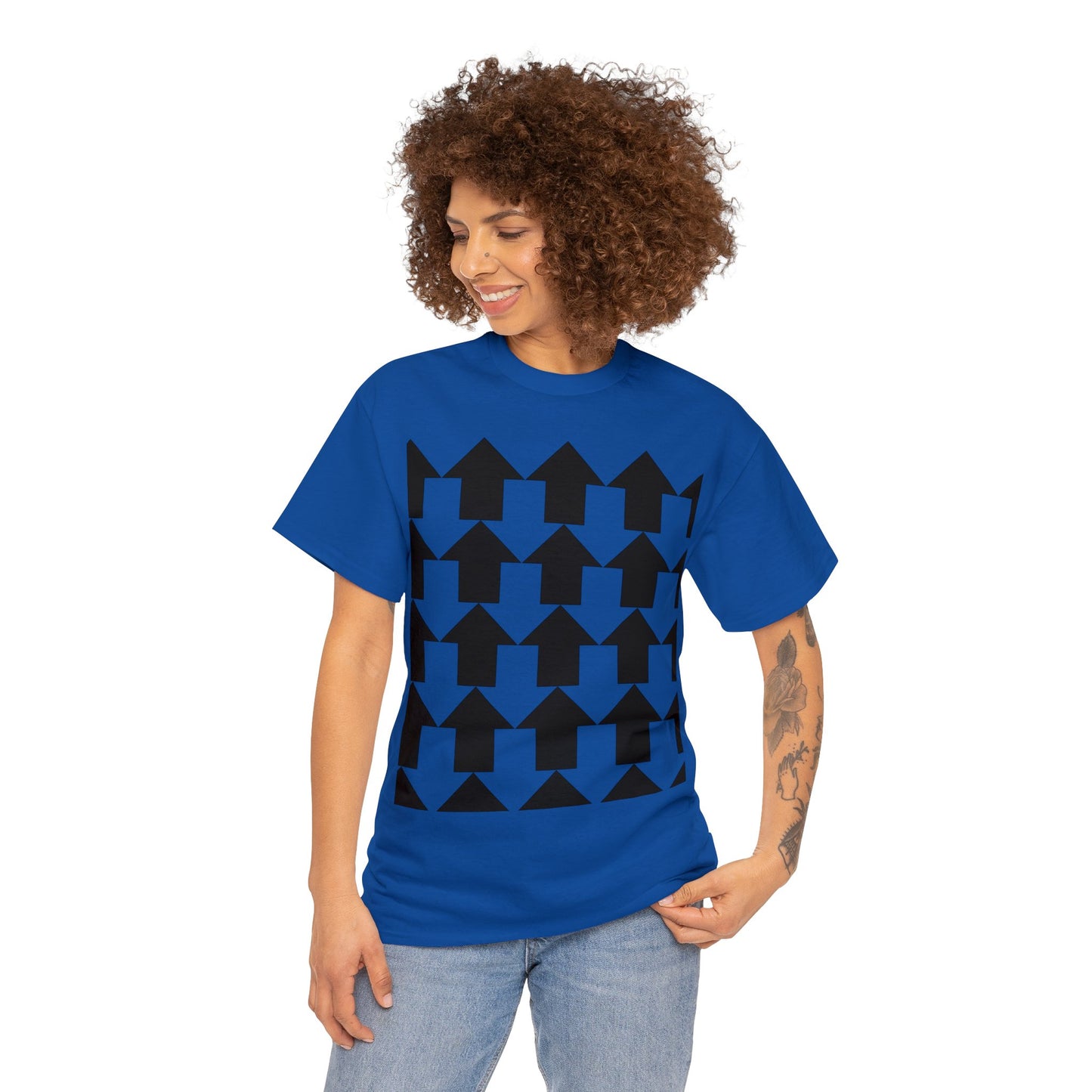 Arrow Pattern Unisex Heavy Cotton Tee