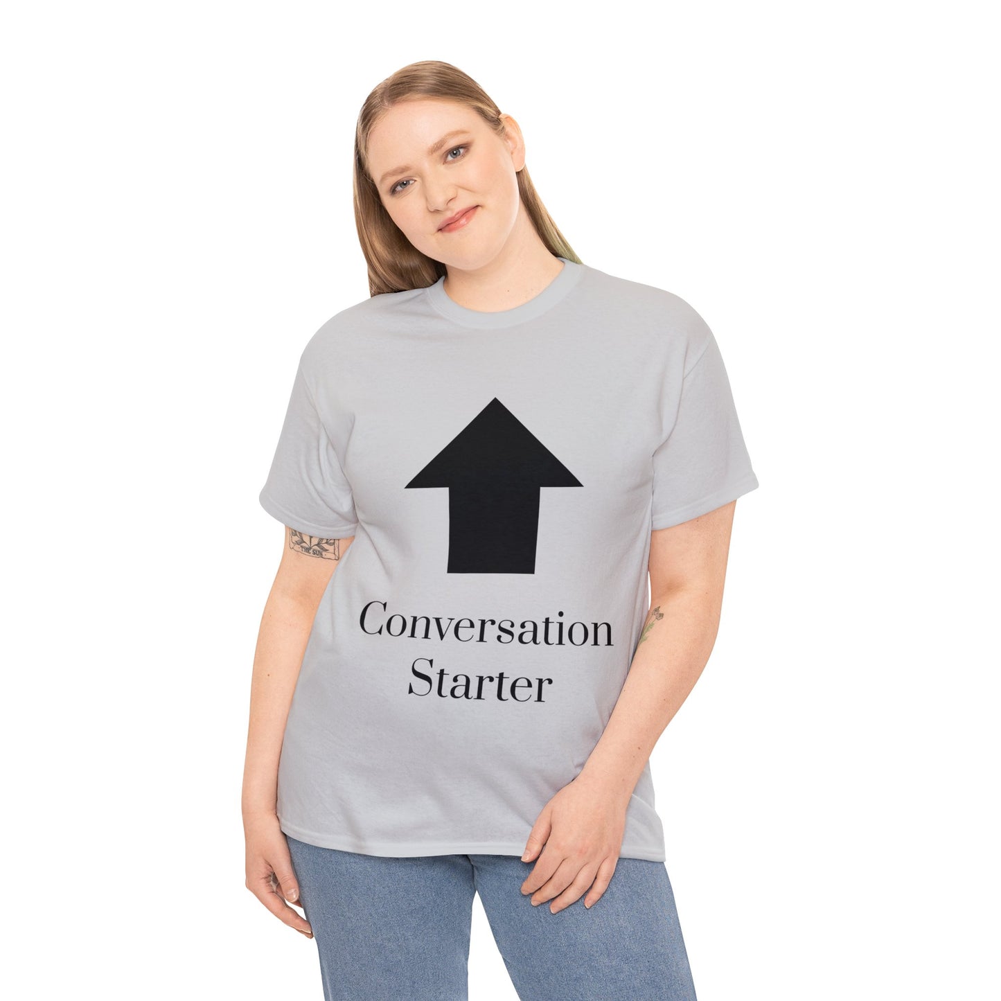 Conversation Starter Unisex Heavy Cotton Tee