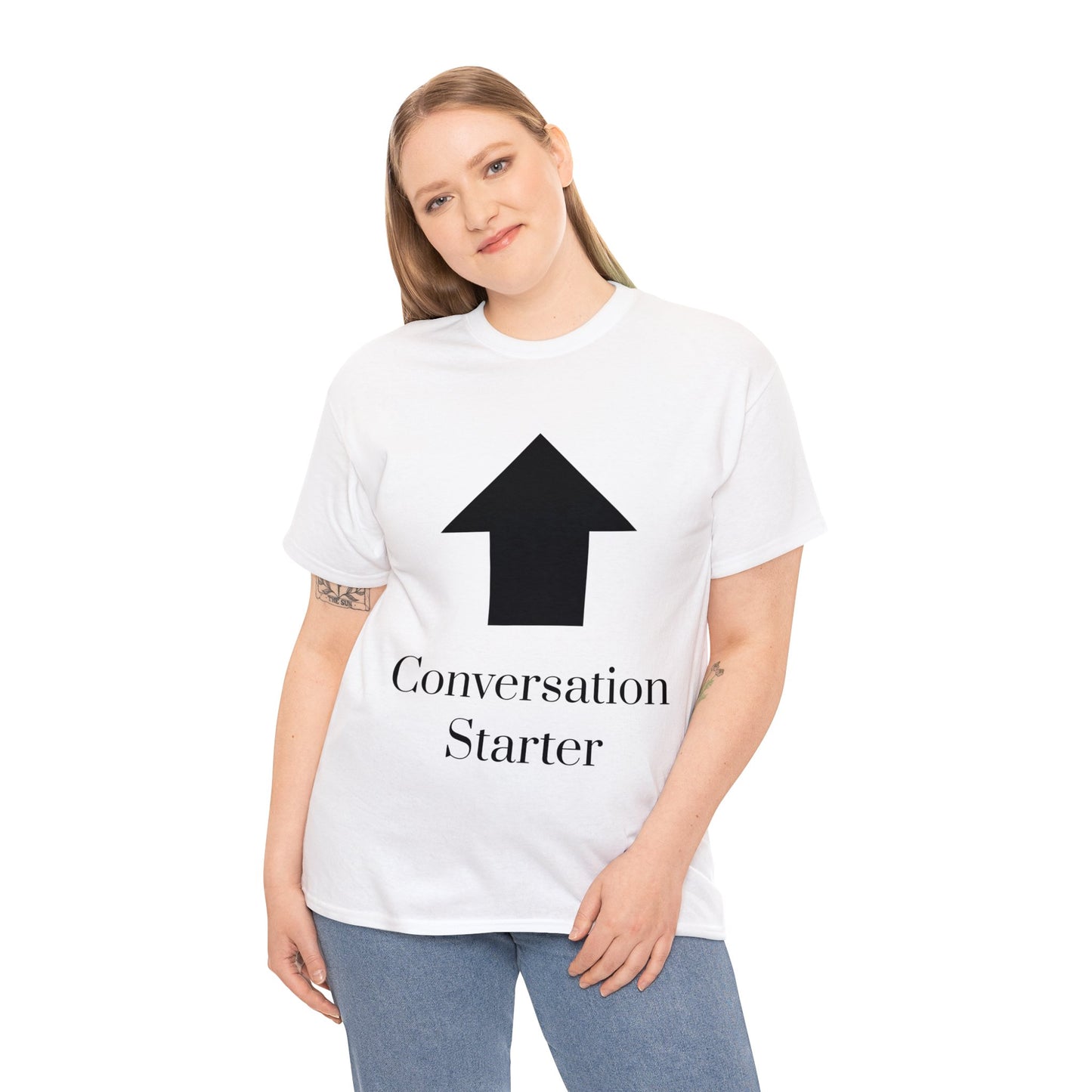 Conversation Starter Unisex Heavy Cotton Tee