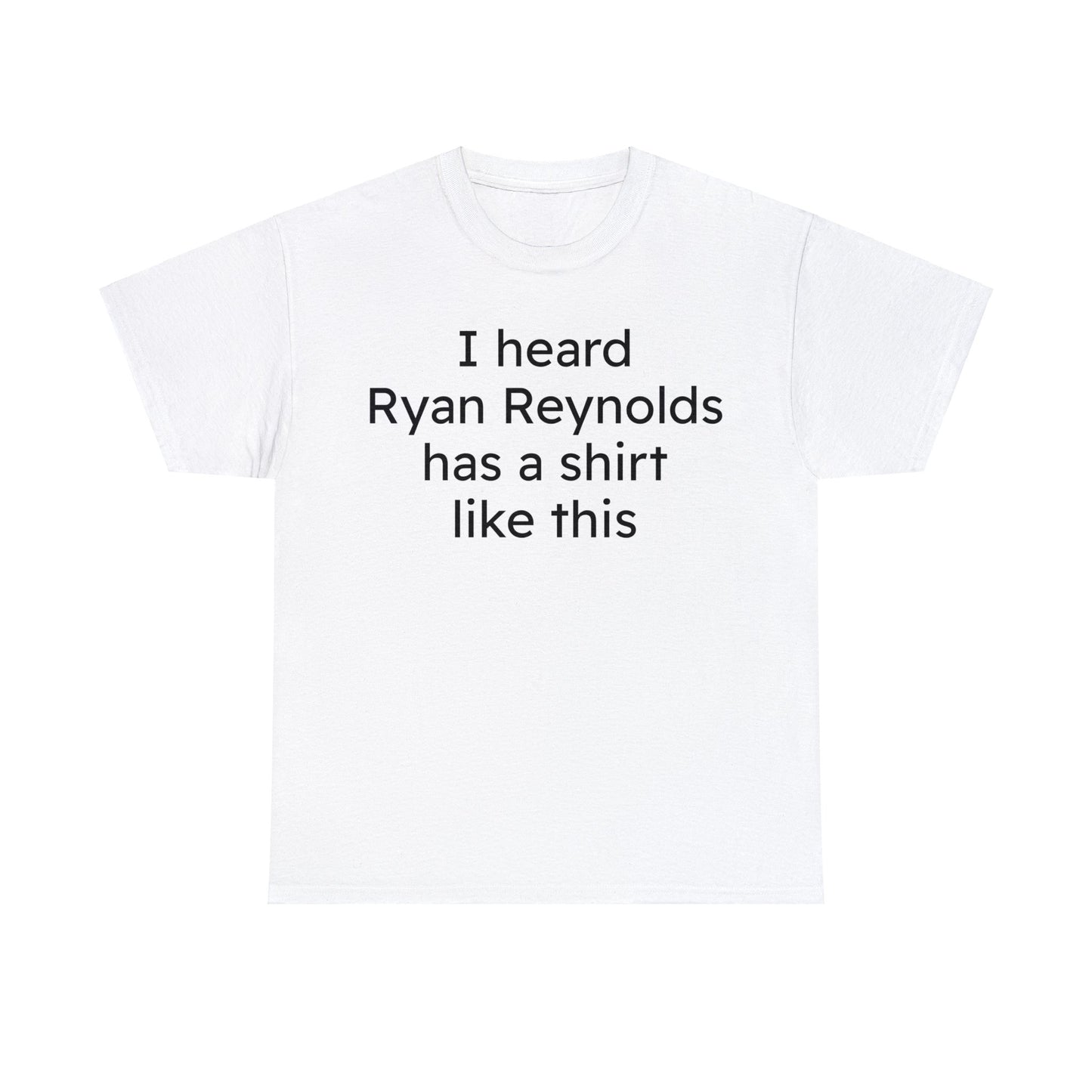 Ryan Reynolds Unisex Heavy Cotton Tee