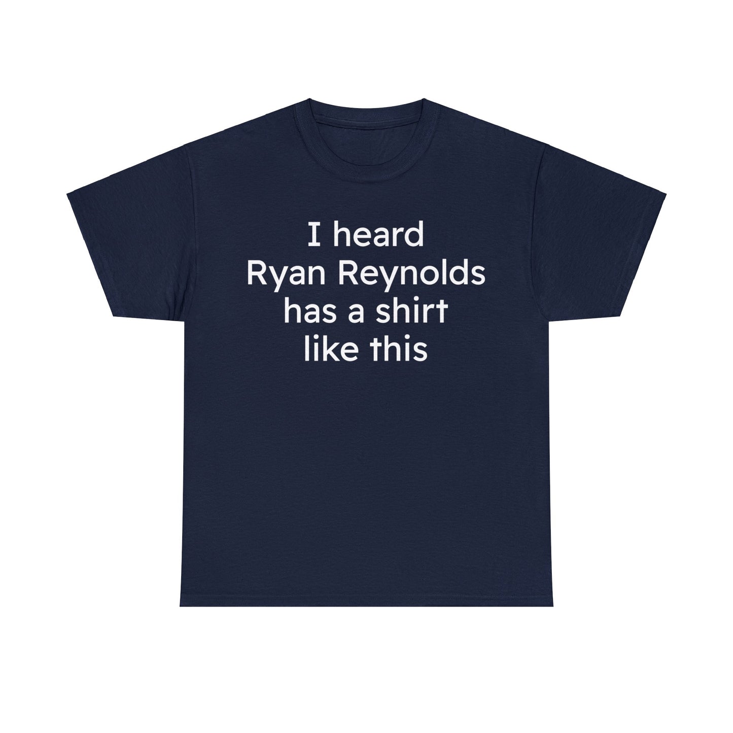 Ryan Reynolds Unisex Heavy Cotton Tee