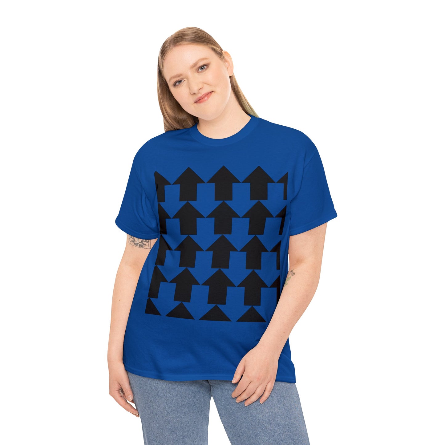 Arrow Pattern Unisex Heavy Cotton Tee