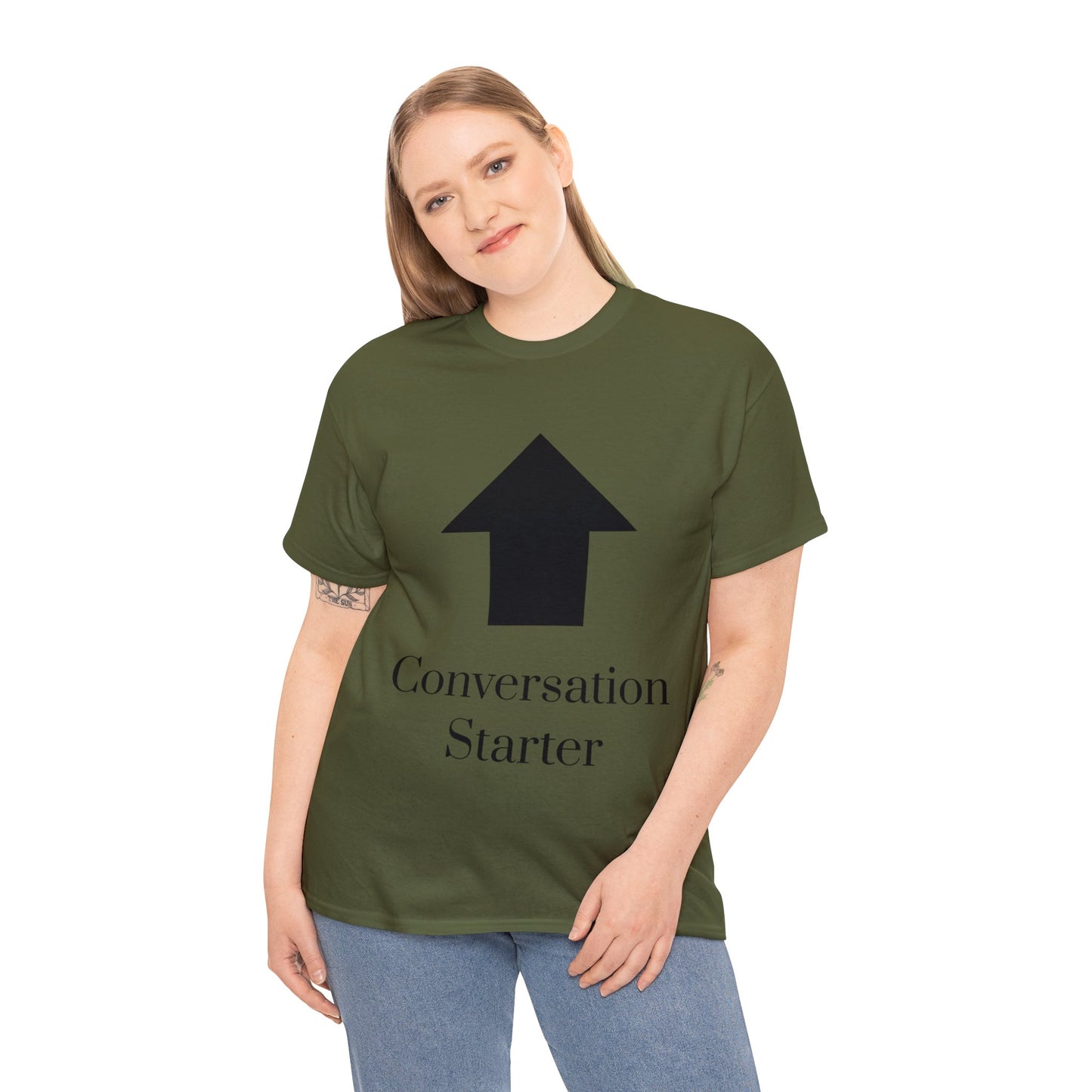 Conversation Starter Unisex Heavy Cotton Tee