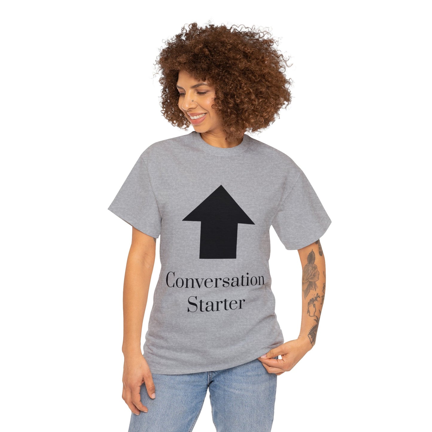 Conversation Starter Unisex Heavy Cotton Tee