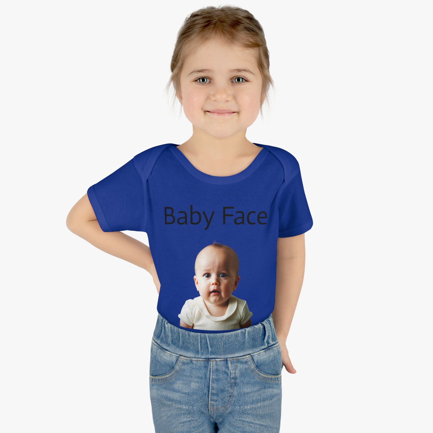 baby face Infant Baby Rib Bodysuit