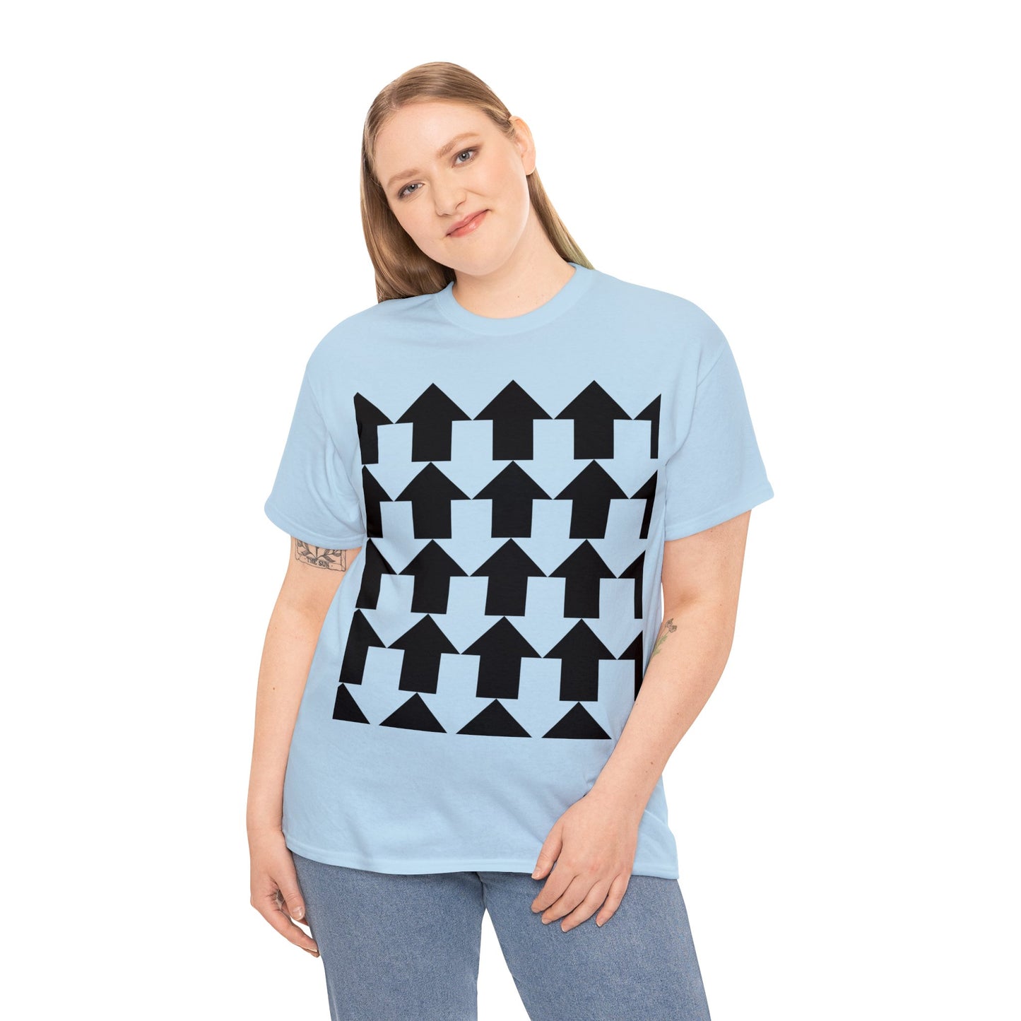 Arrow Pattern Unisex Heavy Cotton Tee