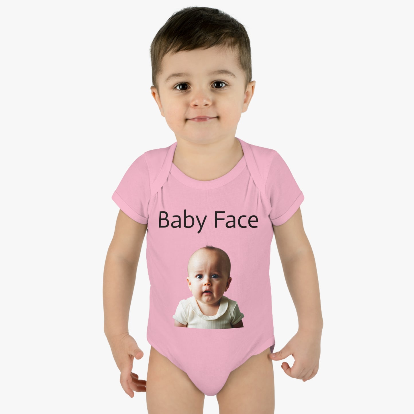 baby face Infant Baby Rib Bodysuit